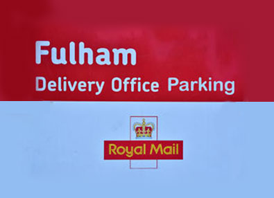 fulham delivery office parking